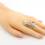 Zoppi Jewels|Anello donna in argento con pietre miste