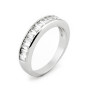 Anello in argento con pietre a baguette 39,00 € Anelli Donna