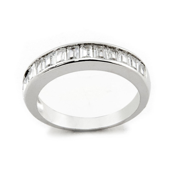 Zoppi jewels|Anello in argento con pietre a baguette|39,00 €