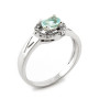 Zoppi Jewels|Anello con acquamarina in oro bianco 18kt