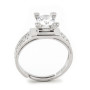 Anello solitario in argento e zirconi 28,00 € Anelli Donna