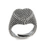 Anello con cuore pallinato in argento brunito 33,00 € Anelli Donna