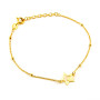 Bracciale con stella con cuore in argento dorato 20,00 € Bracciali Donna