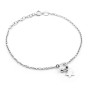 Bracciale con stella pendente in argento 925 20,00 € Bracciali Donna