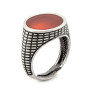 Anello Uomo con pietra rossa in argento 925 42,00 € Anelli Uomo