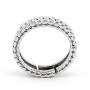 Zoppi Jewels:Anello uomo fascia a spiga in argento 925