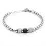 Bracciale a catena con cubi in acciaio 316L 28,00 € Bracciali Uomo