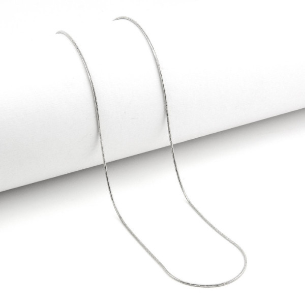 Zoppi Jewels:Catenina coda di topo in acciaio 45/50 cm