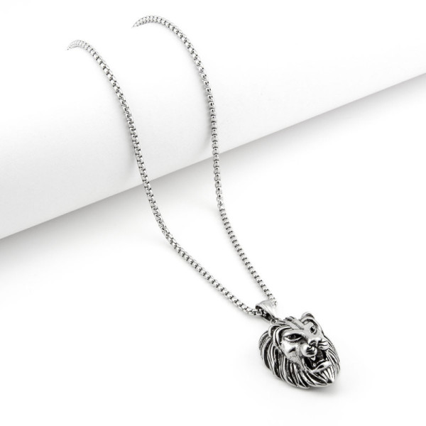 Zoppi jewels|Collana uomo con testa di leone in acciaio|25,00 €