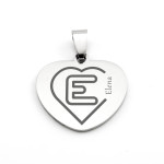 Zoppi jewels|Medaglia cuore personalizzato con iniziale e nome|20,00 €