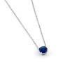 Zoppi Jewels:Collana punto luce blu zaffiro 8mm in argento:26,00 €