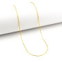 Zoppi Jewels|Catenina in acciaio dorato 45/50 cm