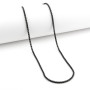 Catenina coda di volpe in acciaio nero 25,00 € Catene acciaio