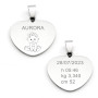 Zoppi Jewels|Ciondolo nascita bimba personalizzato