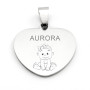 Zoppi Jewels|Ciondolo nascita bimba personalizzato