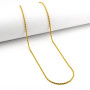 Zoppi Jewels|Catena a fune 2mm in acciaio dorato 60cm