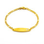 Zoppi Jewels|Bracciale Bimbo personalizzabile in acciaio dorato
