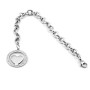 Bracciale con pendente cuore personalizzabile in acciaio 14,00 € Bracciali personalizzabili