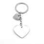 Zoppi Jewels:Portachiavi con cuore personalizzabile in acciaio:14,00 €
