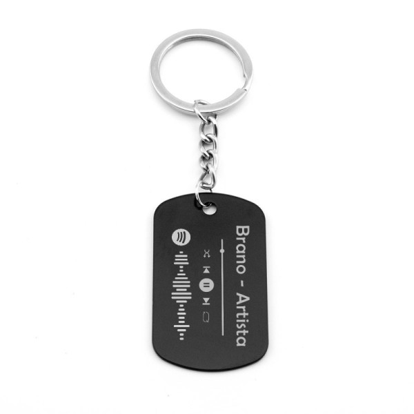 Portachiavi personalizzato Spotify code con titolo 10,00 € Portachiavi personalizzabili