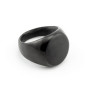 Zoppi Jewels|Anello uomo in acciaio nero personalizzabile