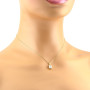 Collana punto luce 8mm princess in argento dorato 25,00 € Collane Donna