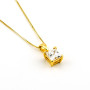 Collana punto luce 8mm princess in argento dorato 25,00 € Collane Donna