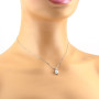 Zoppi Jewels|Collana punto luce 8mm princess in argento