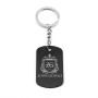 Zoppi Jewels:Portachiavi con logo o foto personalizzato in alluminio nero:20,00 €