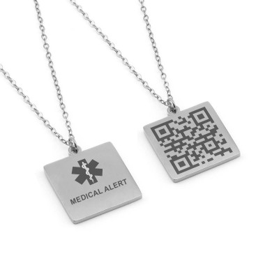 Collane personalizzabiliCollana con medaglia personalizzata in acciaio nero20,00 €
