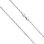 Catenina a rolò ovale in acciaio 50cm 12,00 € Catene acciaio