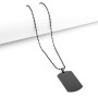 Collana con medaglia personalizzata in acciaio nero 20,00 € Collane personalizzabili
