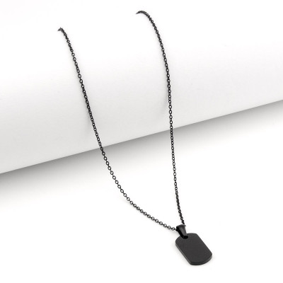 Collane personalizzabiliCollana con piccola medaglia in acciaio dorato18,00 €