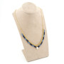 Girocollo con perla e pietre multicolor in argento 65,00 € Collane Donna