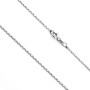Zoppi Jewels:Catenina a rolò diamantata 90cm in argento