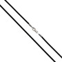 Collana in Caucciù e terminali argento 40cm 5,00 € Catene argento