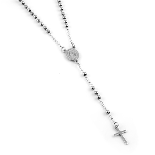 Collana a rosario in acciaio inossidabile 14,00 € Collane religiose