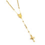 Collana a rosario in acciaio dorato 20,00 € Collane religiose