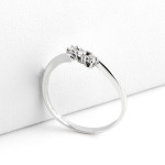 Anelli oro diamantiAnello Trilogy con diamanti 0,09 Ct. in oro bianco280,00 €