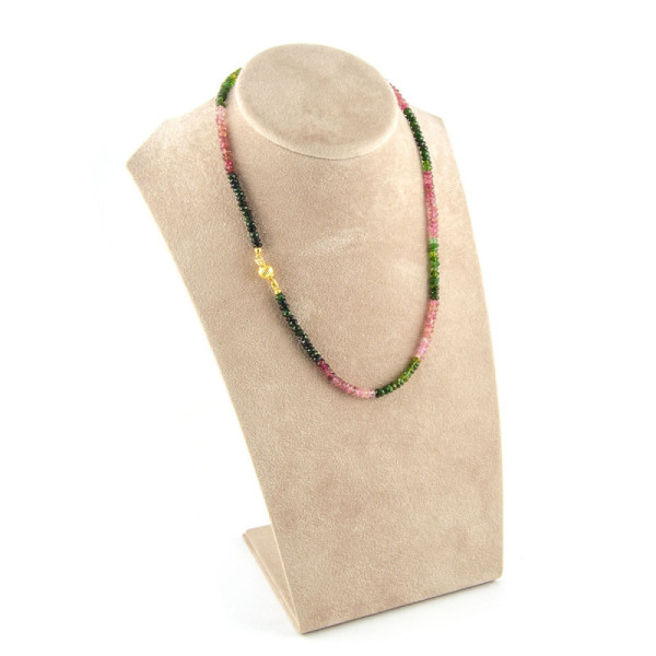 Zoppi jewels|Girocollo di tormalina multicolor con susta tonda in oro|375,00 €