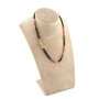 Collana di tormaline multicolor con susta a barile in oro 390,00 € Collane con gemme