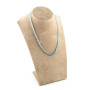 Zoppi Jewels|Girocollo di acquamarina 3,5 mm con susta in oro
