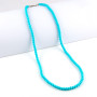 Zoppi Jewels:Collana di turchese di kultra 4mm lunga 50cm