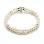 Bracciale con perle doppio filo 410,00 € Bracciali con gemme