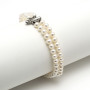 Bracciale con perle doppio filo 410,00 € Bracciali con gemme