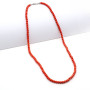 Collana di corallo di kultra 4mm lunga 50cm 14,00 € Collane con gemme