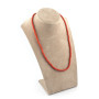 Collana di corallo di kultra 4mm lunga 50cm 14,00 € Collane con gemme