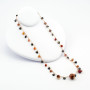 Zoppi Jewels:Collana in argento con pietre dure pendenti