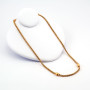 Zoppi Jewels:Collier in argento rosè a maglia coreana