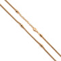Zoppi Jewels:Collier in argento rosè a maglia coreana